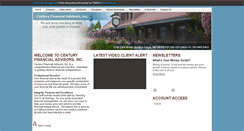 Desktop Screenshot of centuryfinancialadvisors.com